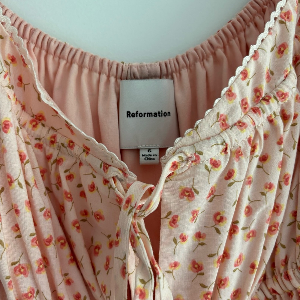 Reformation Rhett Dress Floral | Brand New Never Worn - Picture 9 of 11